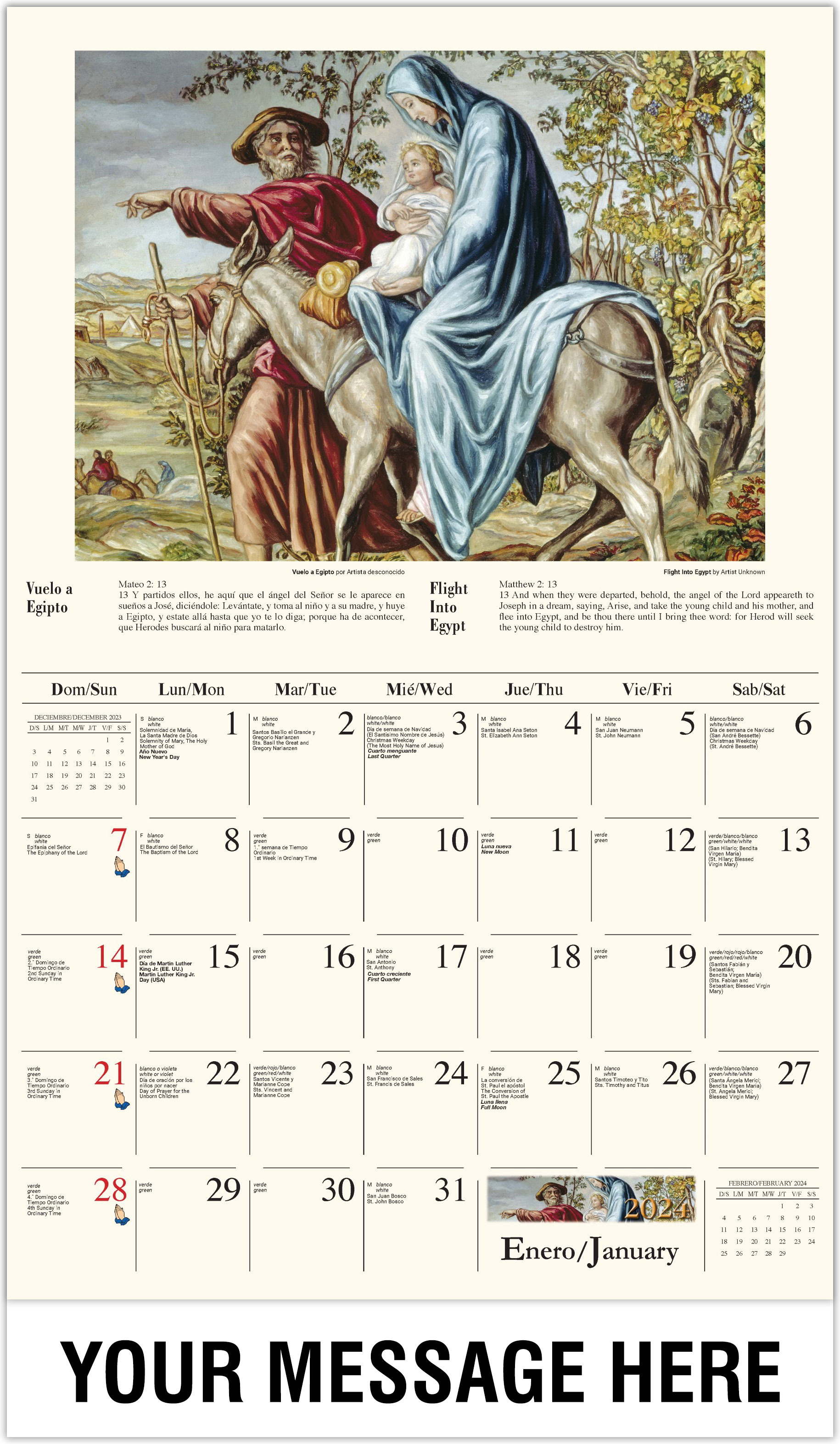 Galleria Catholic Inspiration (English/Spanish - 2024