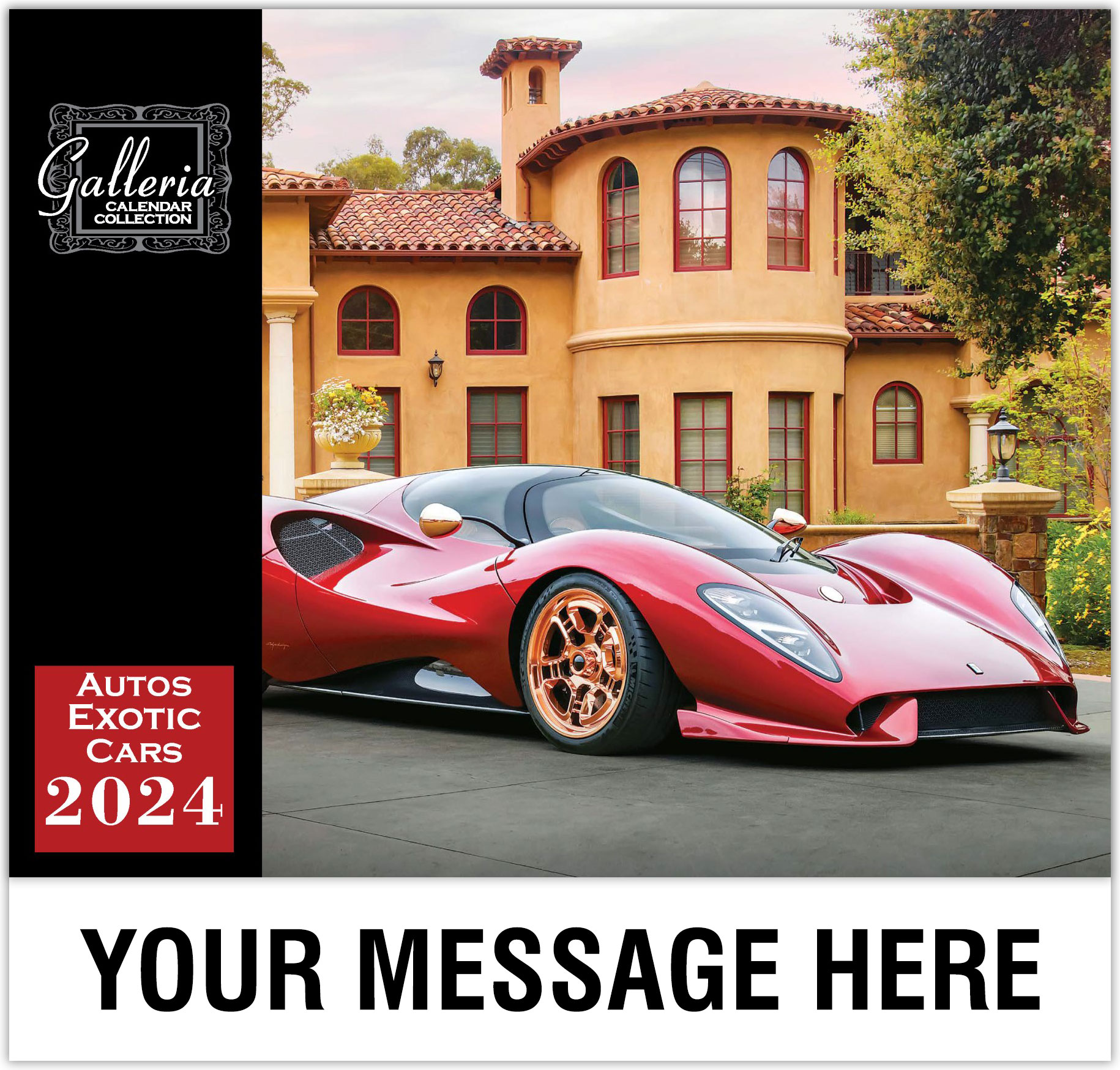 Exotic Cars (English/Spanish) Wall Calendar