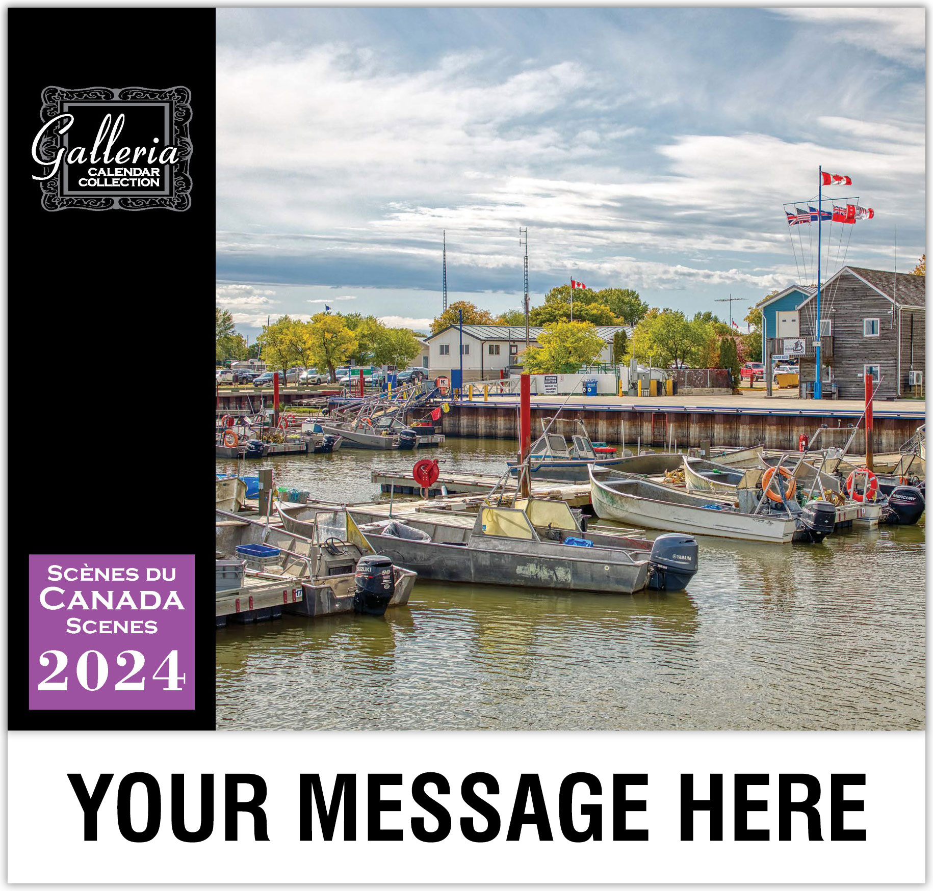 Canadian Scenes (English/French) Wall Calendar