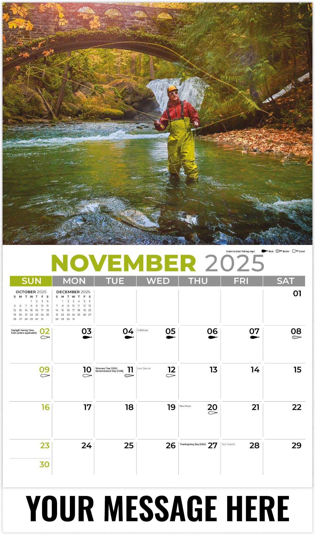 2025 Fishing Calendar elsa quintina