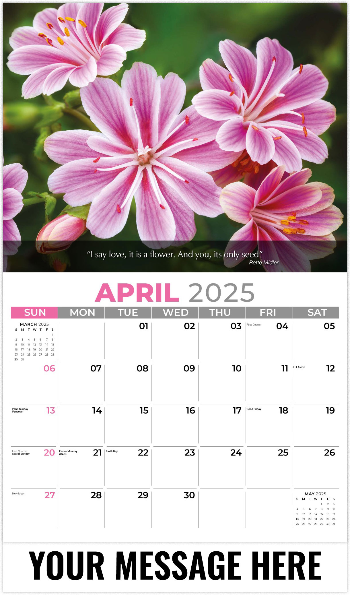 2025 Printable Calendar March 2025
