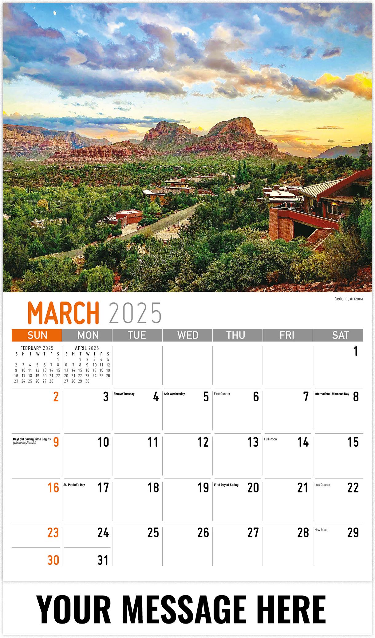 American Scenic Calendar 2025 Nonna Lettie