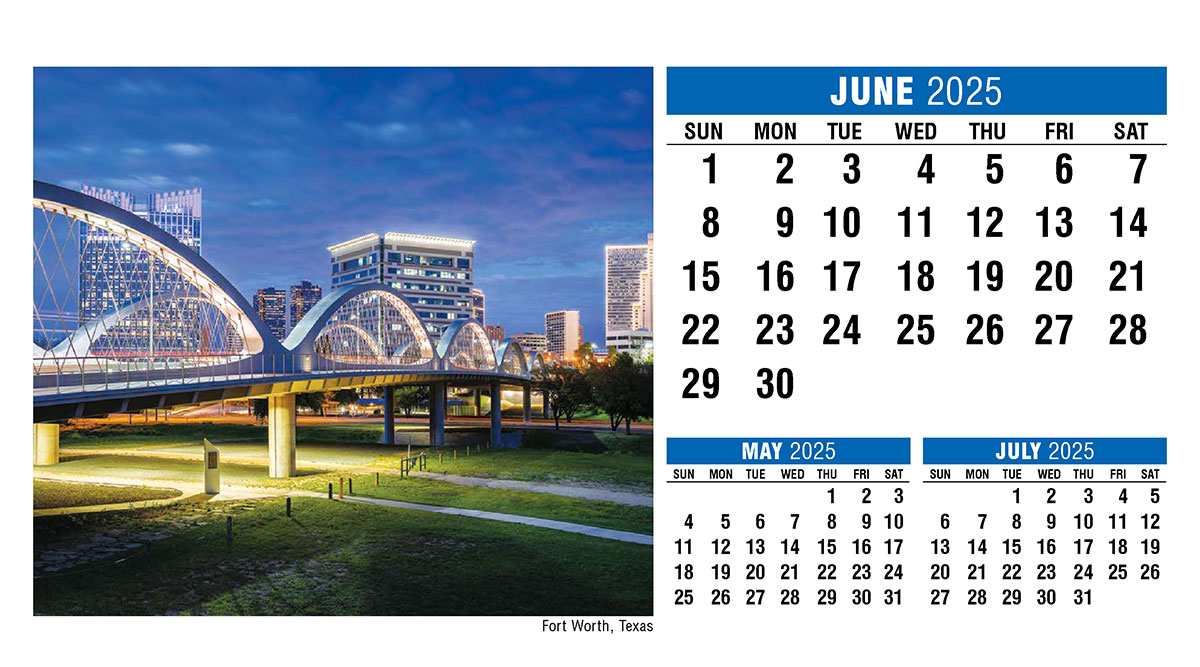 Galleria Scenes of America Promotional Desk Calendar (Eng) - 2025