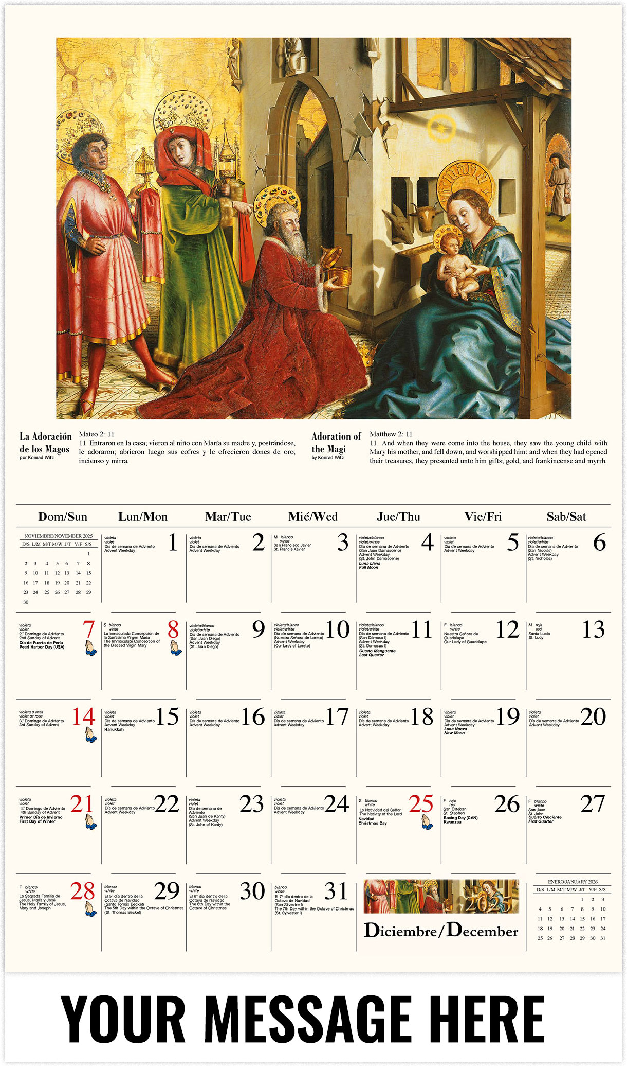 Galleria Catholic Inspiration (English/Spanish - 2026