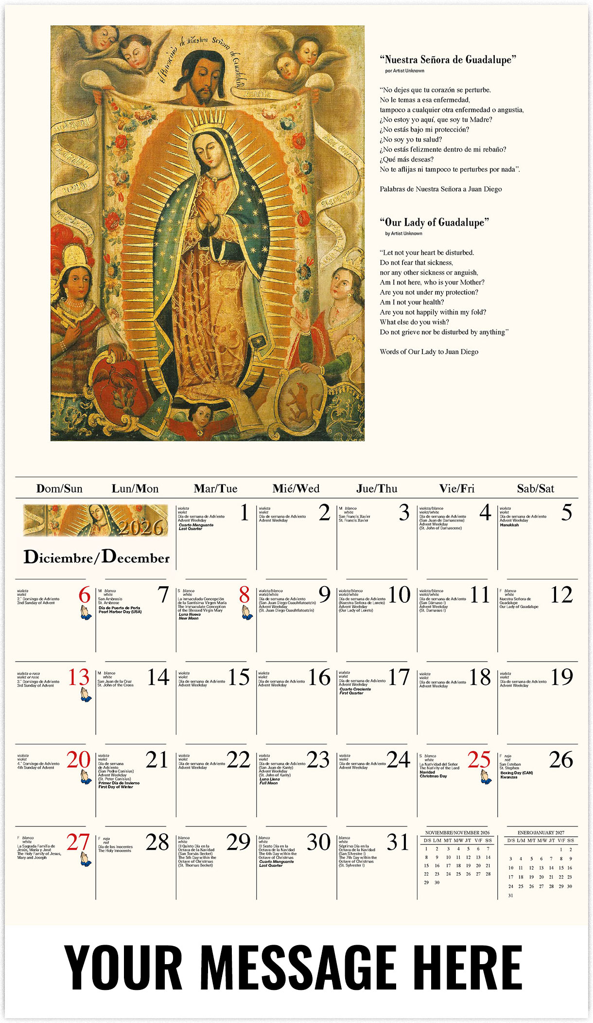 Galleria Catholic Inspiration (English/Spanish - 2026