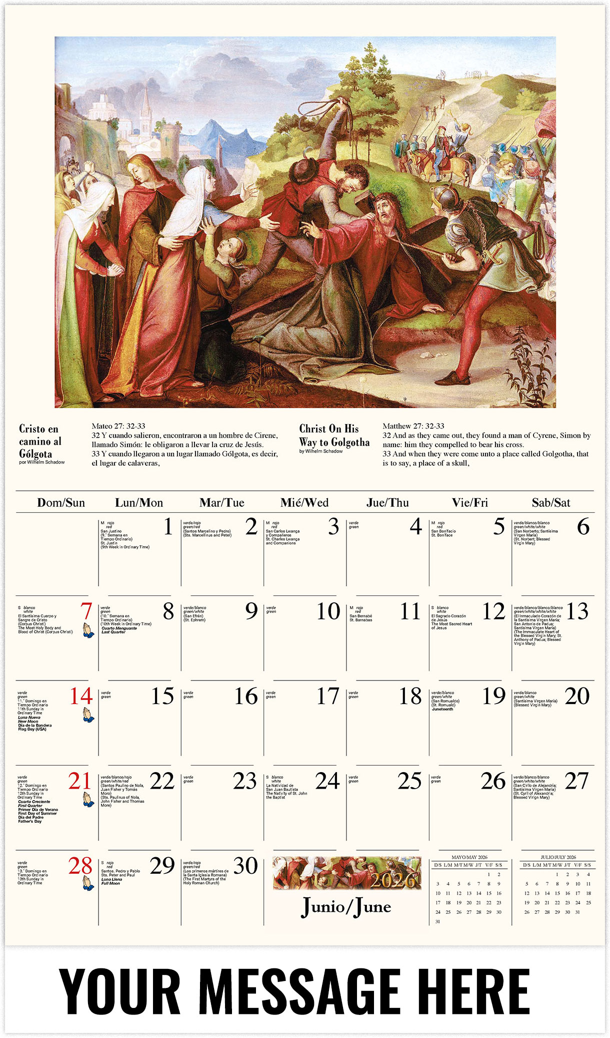 Galleria Catholic Inspiration (English/Spanish - 2026