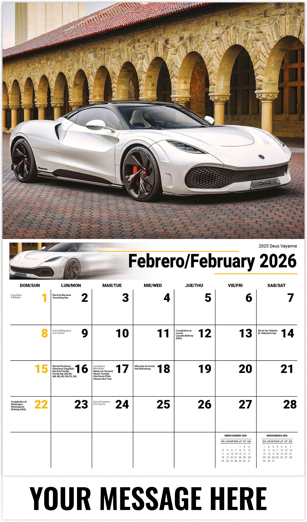 Galleria Exotic Cars (English or Spanish) - 2026