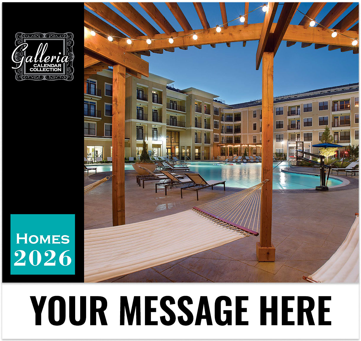 Homes Wall Calendar