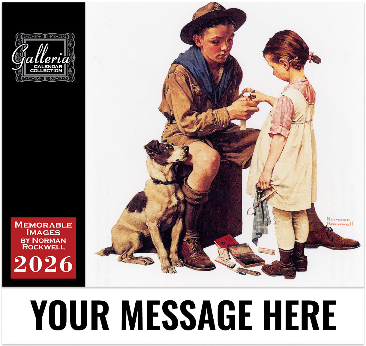 Memorable Images By Norman Rockwell Wall Calendar