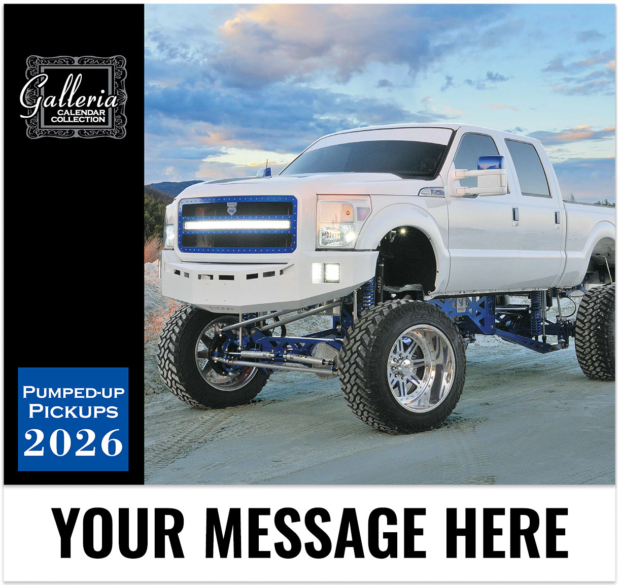 Pumped-up Pickups Wall Calendar