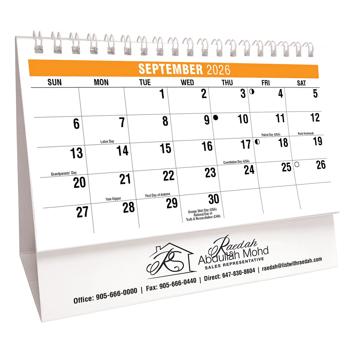 Galleria Sun, Sand & Surf Promotional Desk Calendar- 2026