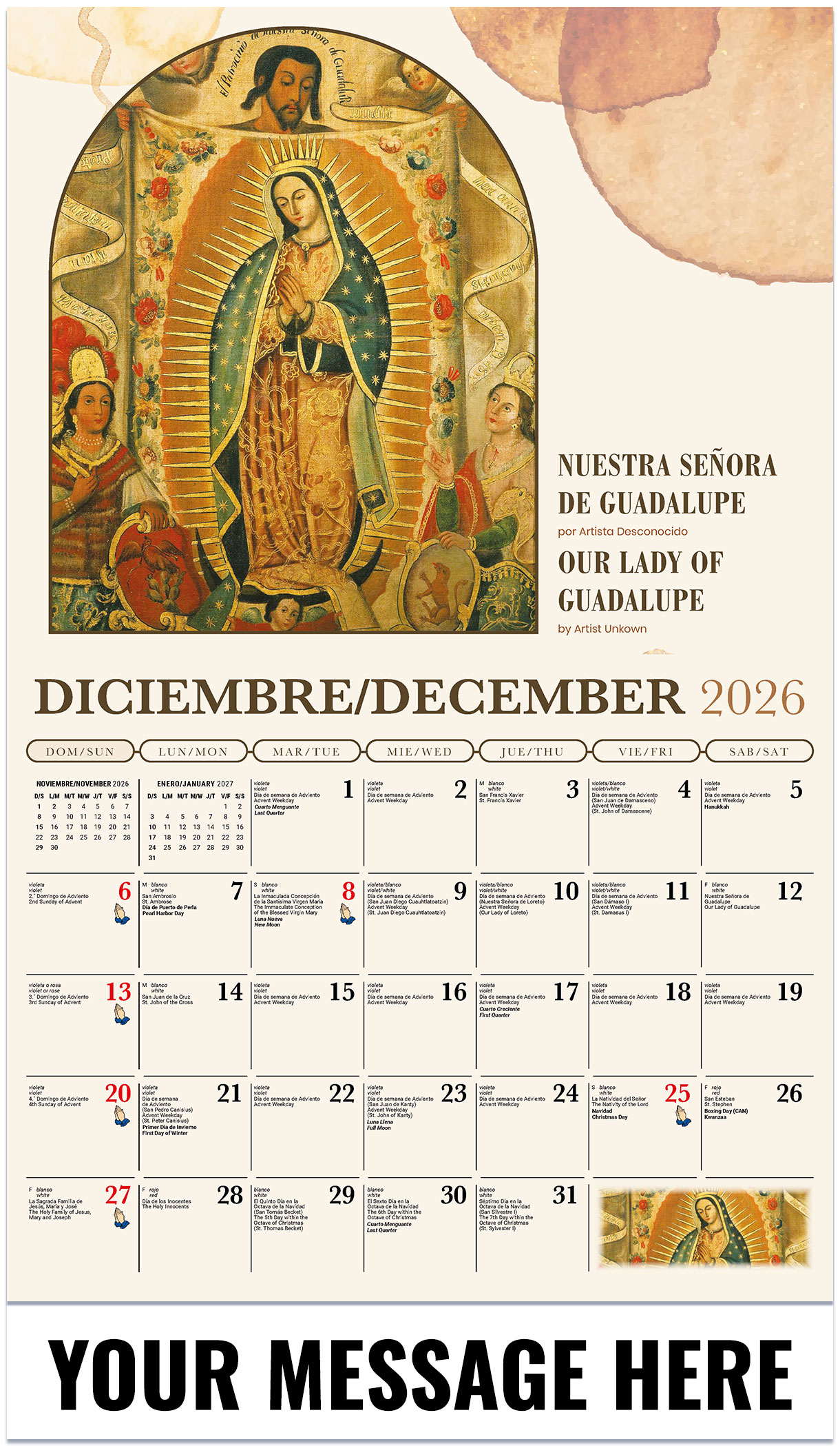 Galleria Catholic Inspiration (English/Spanish - 2027