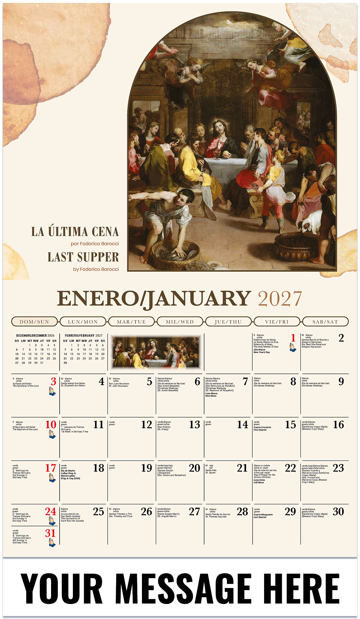 Galleria Catholic Inspiration (English/Spanish - 2027