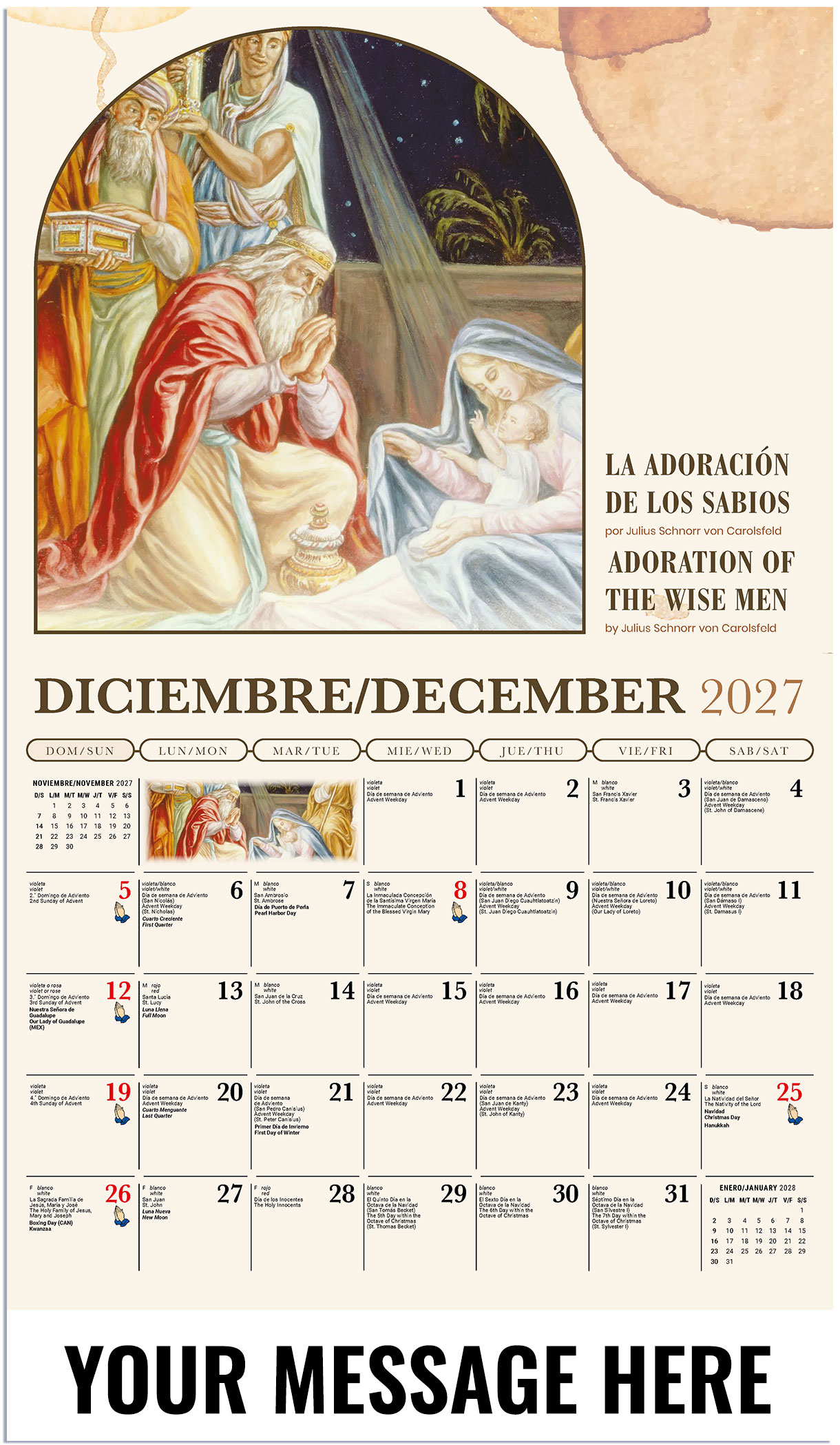 Galleria Catholic Inspiration (English/Spanish - 2027