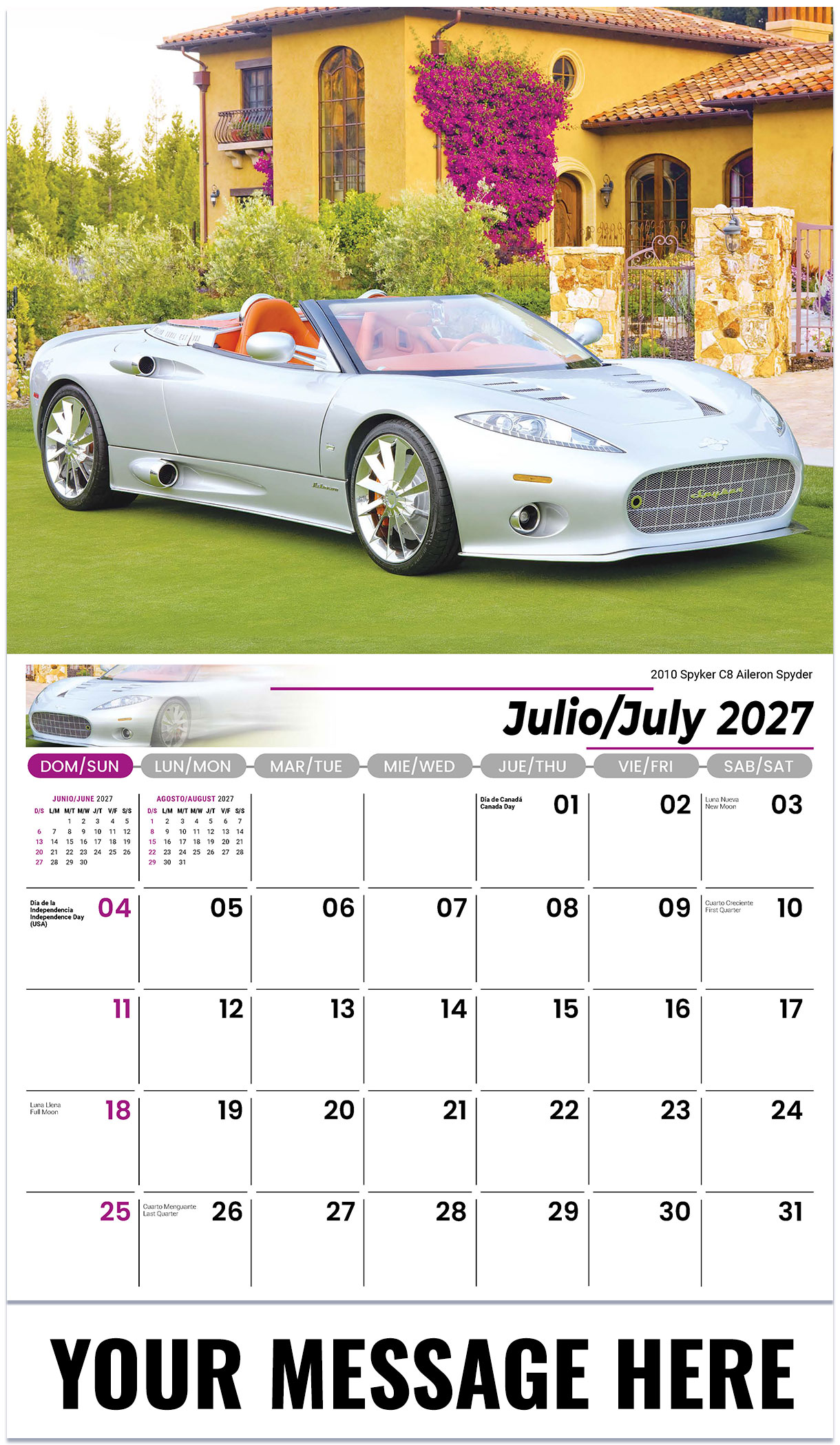 Galleria Exotic Cars (English or Spanish) - 2027