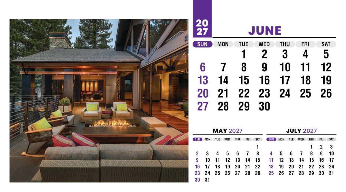 Galleria Homes Promotional Desk Calendar- 2027