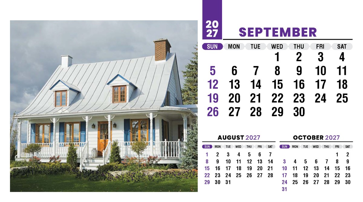 Galleria Homes Promotional Desk Calendar- 2027