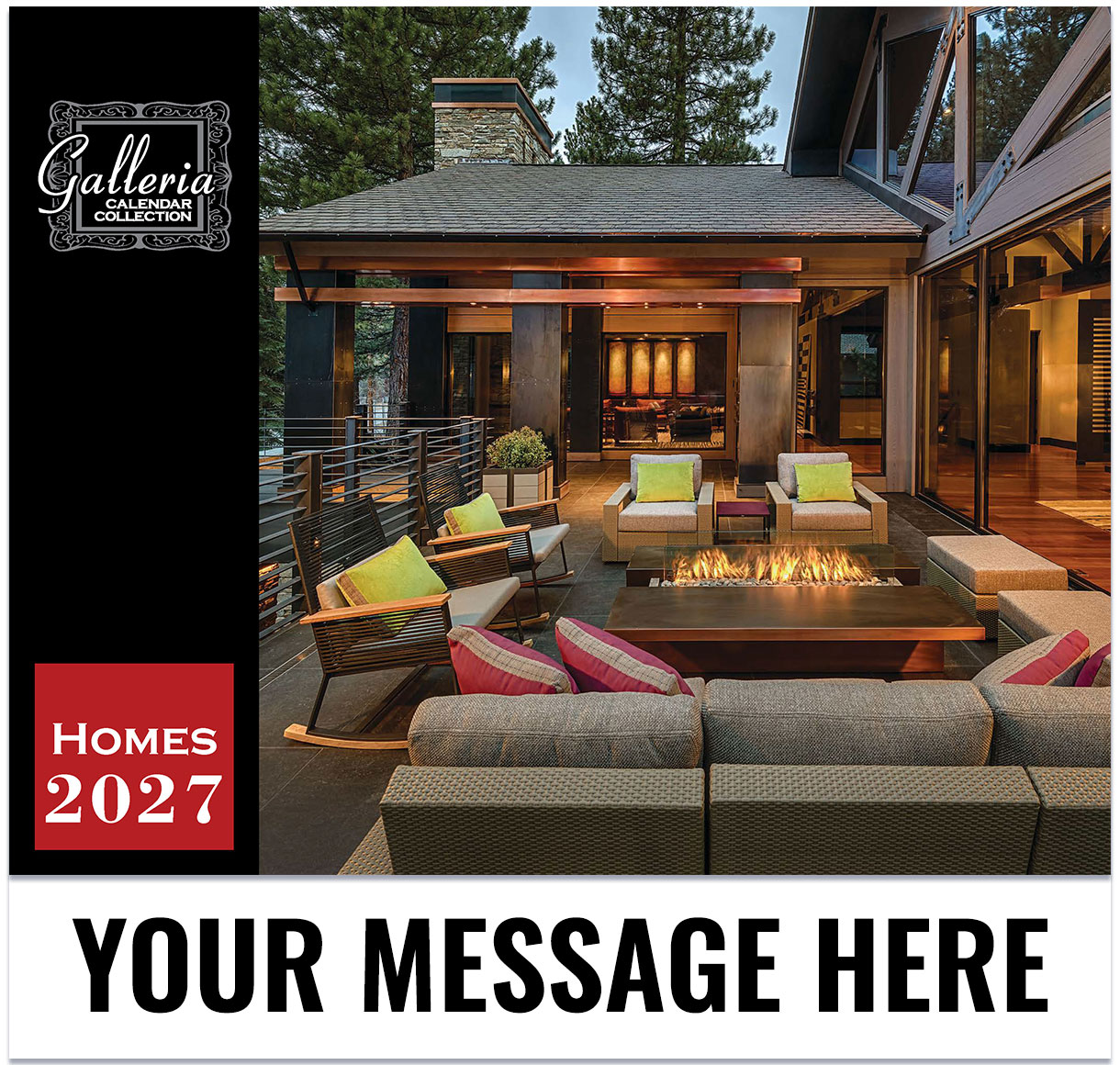 Homes Wall Calendar