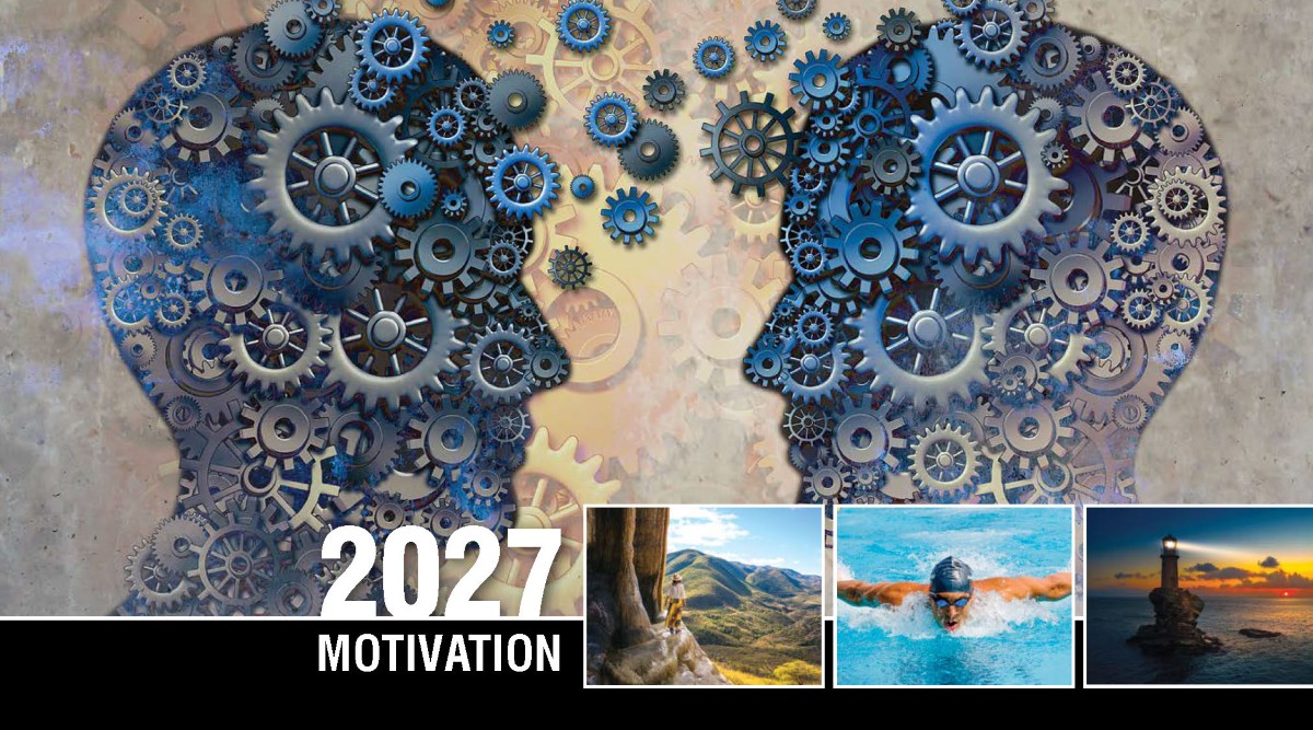 Motivation Promotional Desk Calendar Desk Tent Calendar