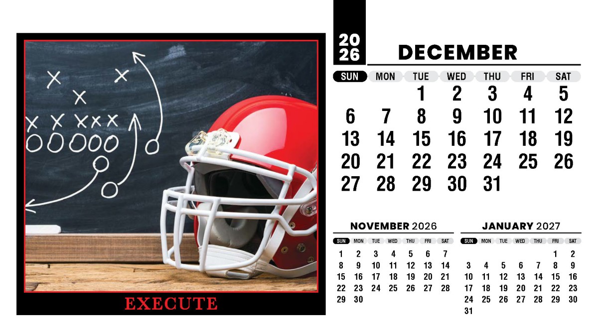 Galleria Motivation Promotional Desk Calendar - 2027