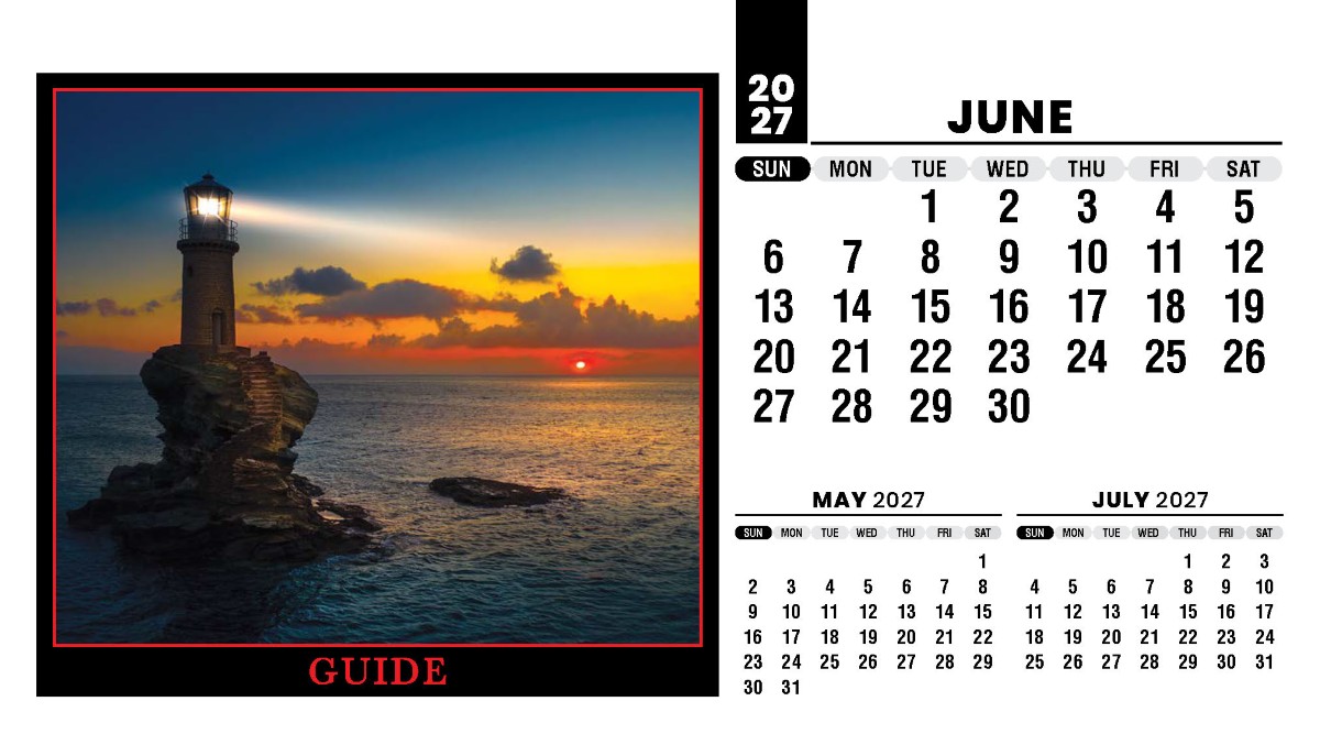 Galleria Motivation Promotional Desk Calendar - 2027