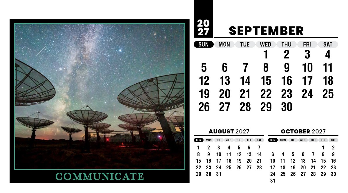 Galleria Motivation Promotional Desk Calendar - 2027