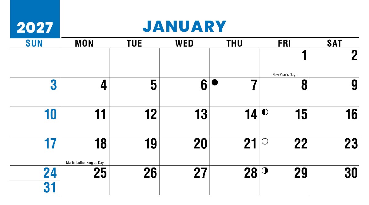 Galleria Scenes of America Promotional Desk Calendar (Eng) - 2027