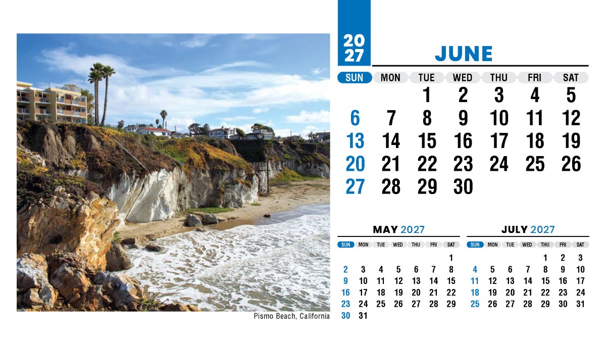 Galleria Scenes of America Promotional Desk Calendar (Eng) - 2027