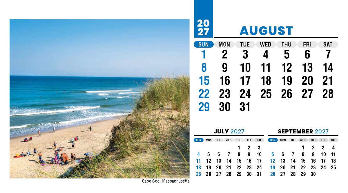 Galleria Scenes of America Promotional Desk Calendar (Eng) - 2027